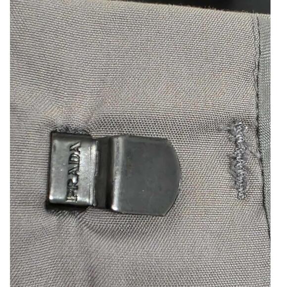 Prada Tailored Straight Leg Pants Trousers Gray Size 38 4 Small - Picture 7 of 9